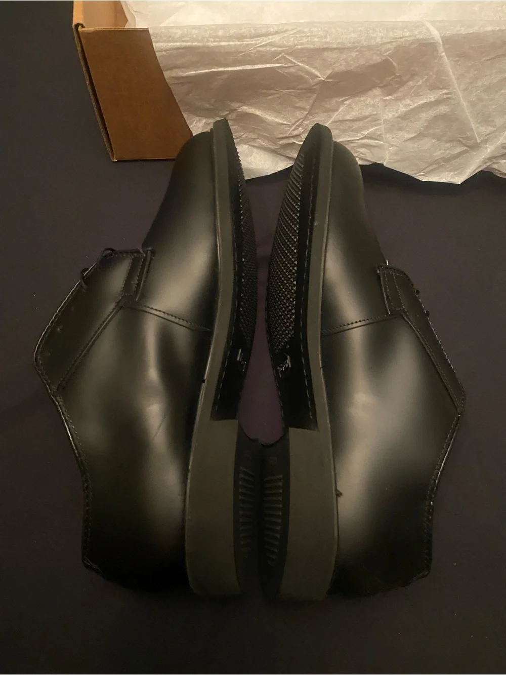 Capps airlite uniform Men’s Black commander black Leather Dress Shoes